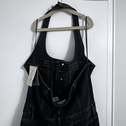 Universal Thread MIDI Black Denim Halter Dress - Size 12 - NWT NEW - Picture 8 of 12
