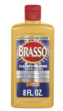 8 oz Brasso Metal Polish –All Purpose Cleaner for Brass, Bronze, Chrome & Copper