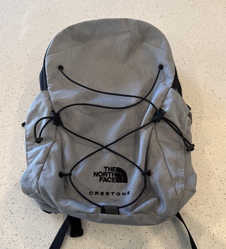 The North Face Crestline Rucksack Erwachsene Einheitsgröße schwarz grau Wandern Freizeit Herren* - Bild 2 von 8