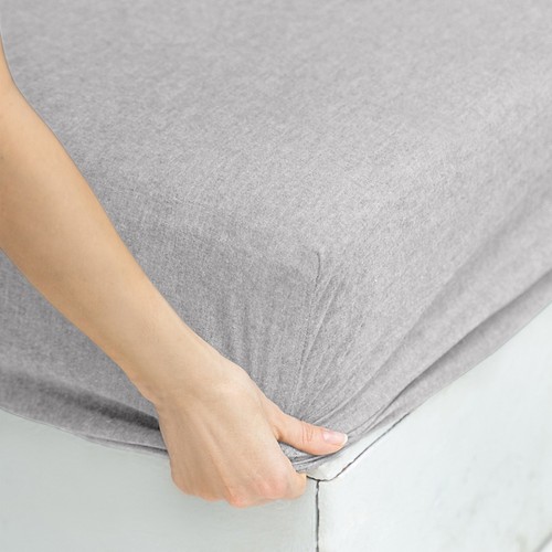 Soft Knit Stretchy Jersey Sheets Full Elastic Cotton Fitted Bed Sheets 30cm Deep - Picture 27 of 66