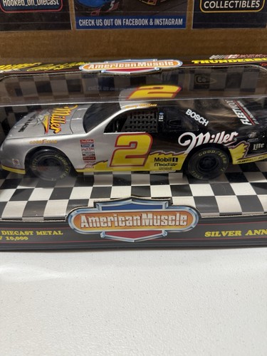 Rusty Wallace #2 Miller Thunderbird 25th Silver Anniversary 1/18 Nascar Diecast - Picture 2 of 8