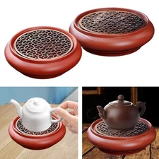 Tea Tray Tea Holder Decorative Teahouse Unique Multifunctional Round Stylish