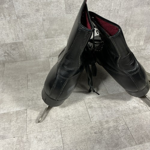 Patines de hielo vintage años 40-50 MC Inc Canadá - acero Sheffield talla 9 - Imagen 18 de 18