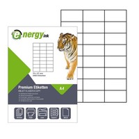 Energy Ink Etiketten 70X37 Mm 100 Blatt 2400 Etiketten Selbstklebend Auf Din A4