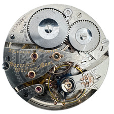 Antique 16s 1904 Waltham 1899 23j Mechanical Pocket Watch Movement Vanguard USA