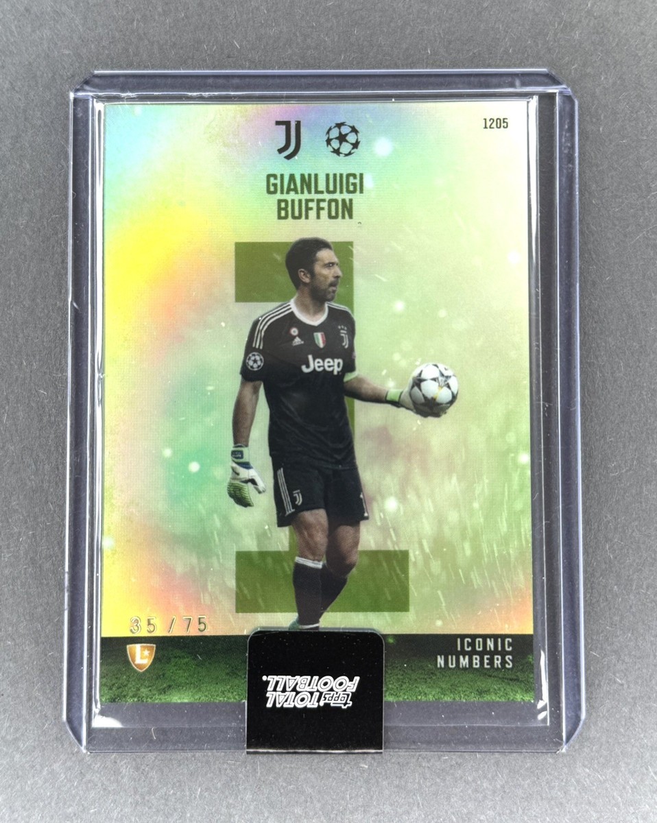 2024-25 topps total football Gianluigi Buffon /75 Iconic Numbers