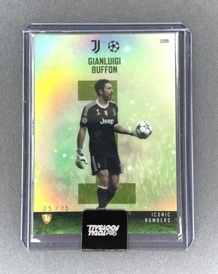 2024-25 topps total football Gianluigi Buffon /75 Iconic Numbers