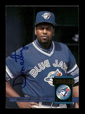 Domingo Martinez Signed 1994 Donruss Card 584 Toronto Blue Jays