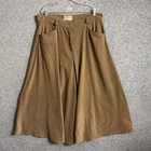 Scully WAH Maker Women's XXL Brown West Wide Leg Gaucho Culottes Riding Pants