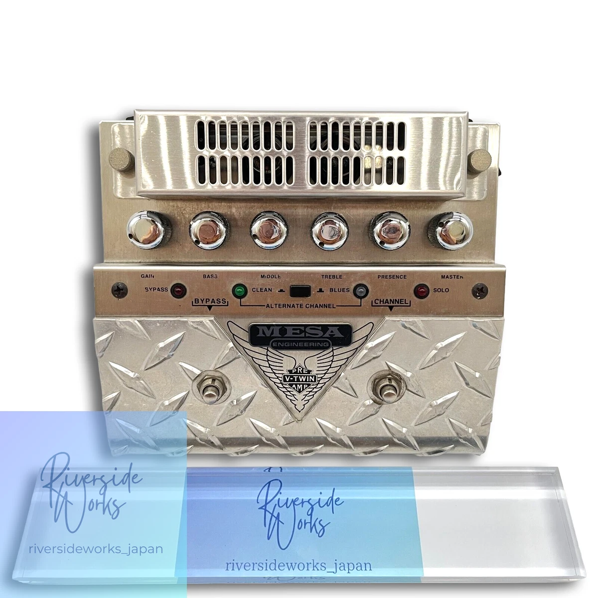 Mesa Boogie V-Twin Tube Preamp Overdrive Effects Pedal w/Adapter