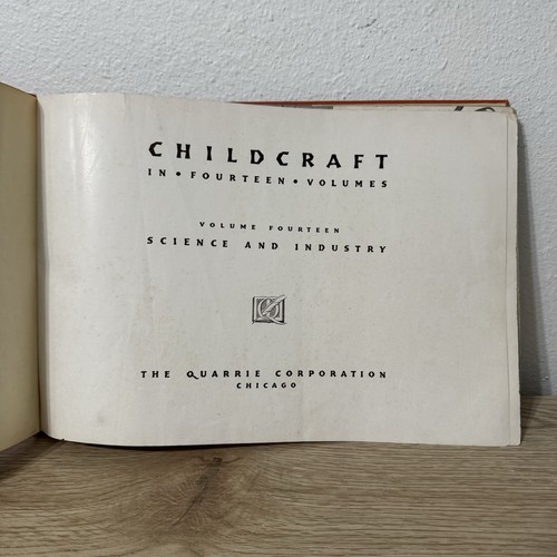 1939 Childcraft Volume 14: Science and Industry; Large Illustrated HC, Vintage - Picture 4 of 24