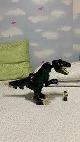 LEGO 7476 7297 Dino Attack Dino 2010 Green T-Rex for sale