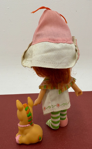 Vintage 1980s🧋 Strawberry Shortcake🧋 Cafe Ole Doll w Pet Burrito - Picture 5 of 6