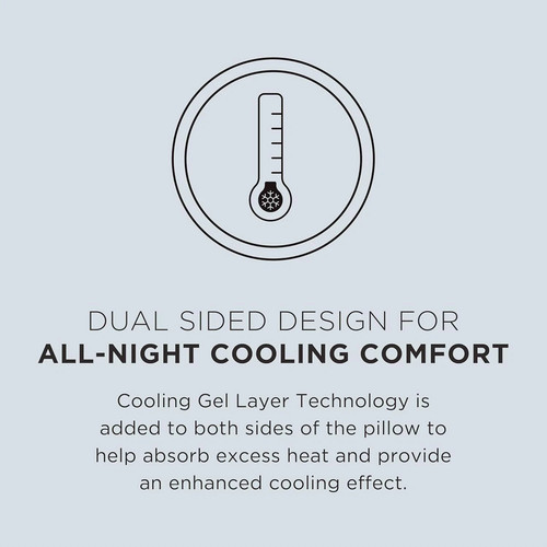 Tempur-Pedic Tempur-Cloud Queen Dual Cooling Pillow in White - Picture 6 of 6