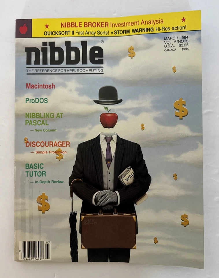 1984 Nibble Apple II Computer Reference Magazine Vol 5 COMPLETE SET OF 12 - Image 4 of 4