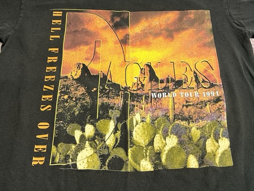 Vintage 1994 EAGLES "Hell Freezes Over" World Tour T-Shirt Giant Tag Size XL - Bild 3 von 11