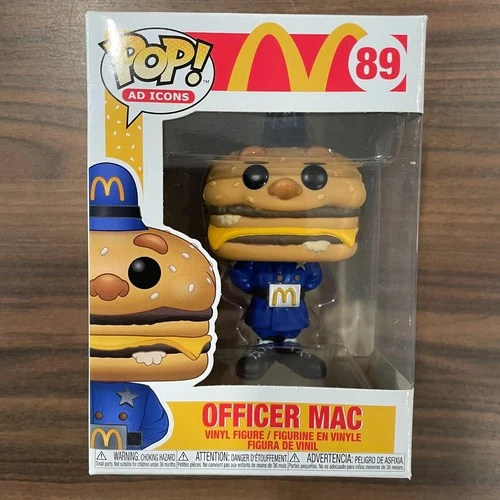 Funko Pop! Ad Icons #89 McDonald's Officer Big Mac Pop Vinyl Figure McDonalds