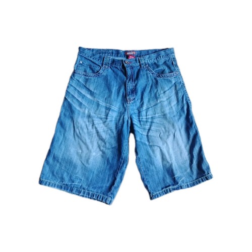 Y2K Miskeen Baggy Jorts Size 38 Men's Jean Shorts Hip Hop Vintage - Picture 2 of 17