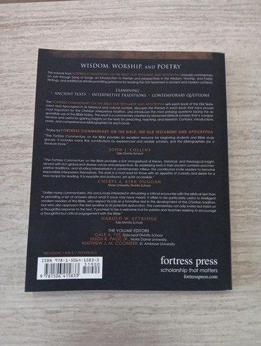 Wisdom, Worship, and Poetry: Fortress Commentary on the Bible Study Edition - Imagen 2 de 2