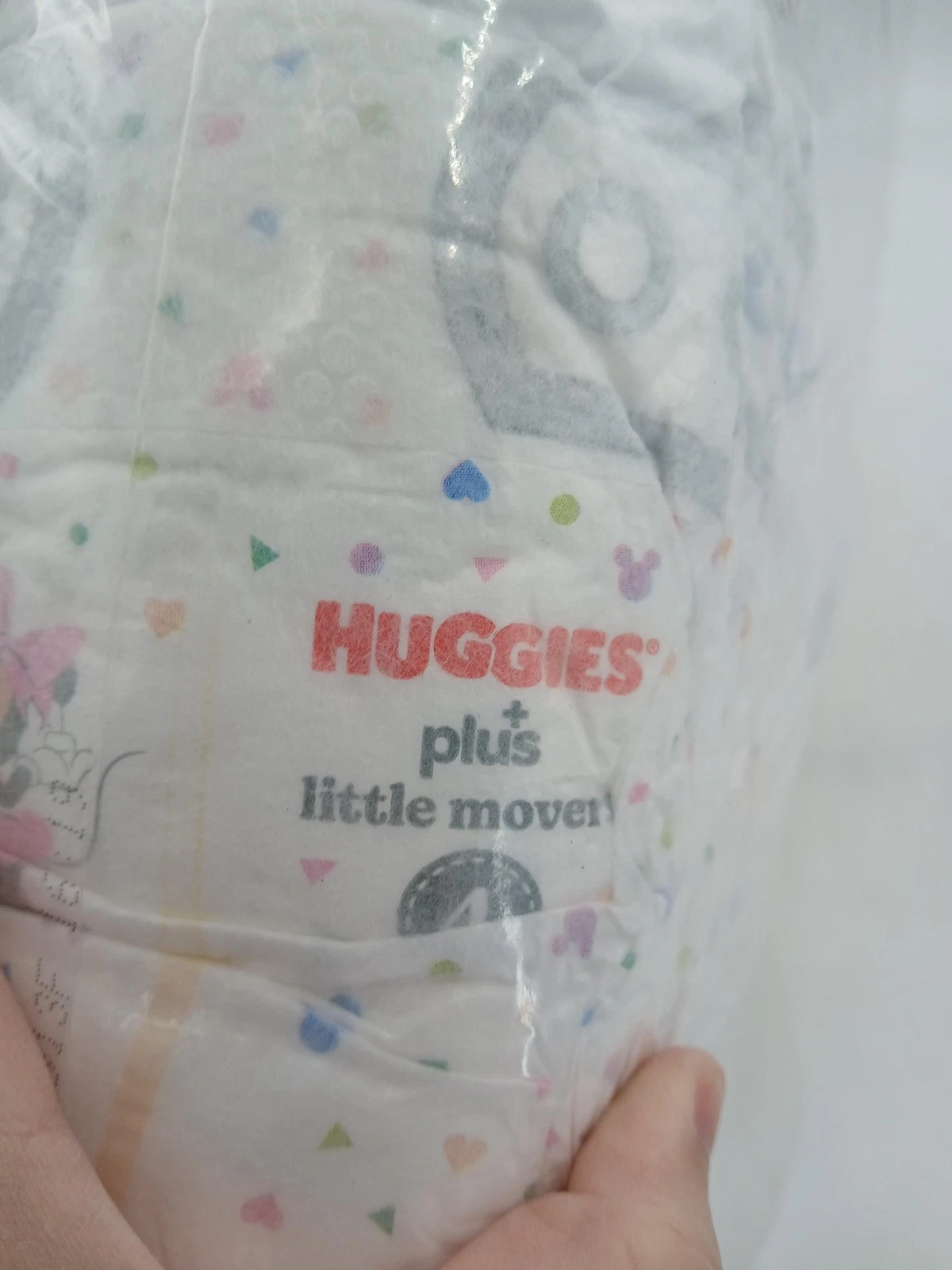 Huggies Plus Little Movers Baby Diapers Size 4 Disposable White 60 Pack
