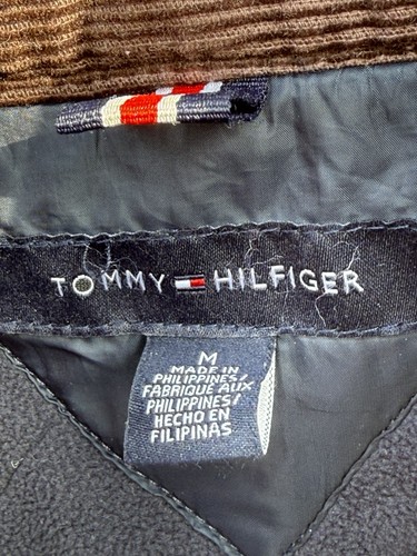 Tommy Hilfiger Mens Quilted Coat Jacket Navy Blue Zip Up Size Med - Picture 6 of 22