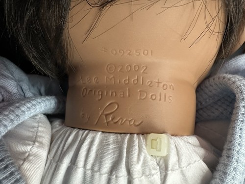 Lee Middleton AA Baby Doll ciuccio, succhia pollice neonato panno corpo 18" usato in ottime condizioni - Foto 8 di 9