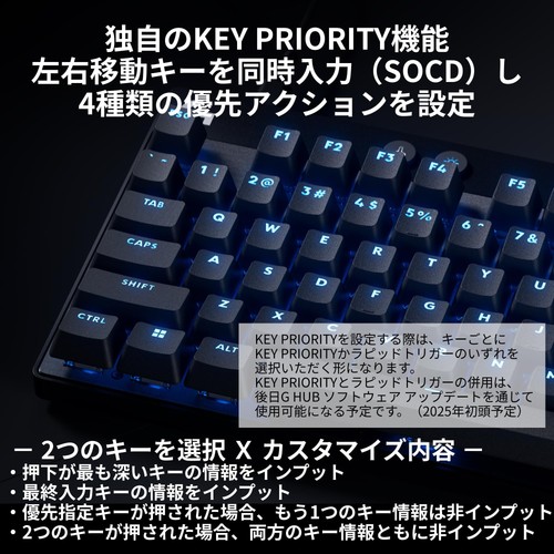 Logitech G Pro X Tkl Rapid Gaming Keyboard Actuation Point Wired - Picture 6 of 9