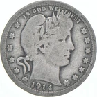 1914 Barber Quarter Average Circ *0450