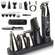 5-In-1 Men Electric Shaver Trimmer Razor Rechargeable Hair Beard Shaving Machine