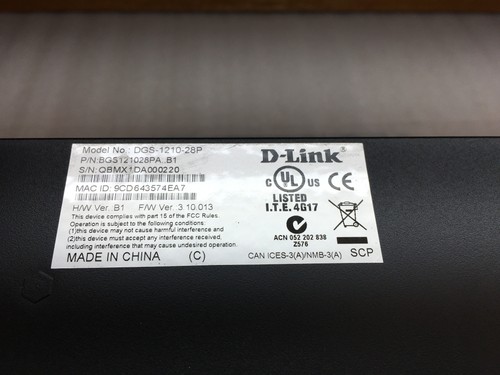 D-Link DGS-1210-28P 28-Port Gigabit Smart Managed Switch with Rack Ears - Afbeelding 7 van 7
