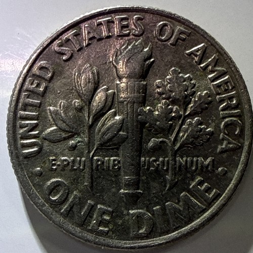 1988 P Roosevelt Dime Off Centered - Picture 2 of 14