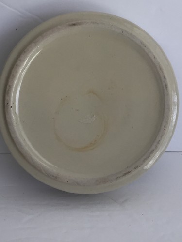 VINTAGE 1980 Posacenere Gabbiani Mare Spiaggia Acqua e Barca a Vela Ceramica 4,5" D - Foto 4 di 5