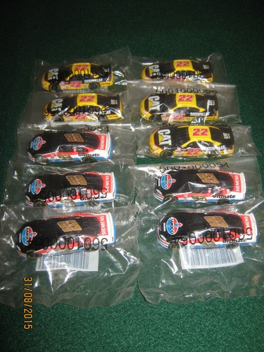 Diecast NASCAR 1:64 Scale (3") Amoco #93 & Cat #22 "NEW" Set of 10 (5 each) - Picture 9 of 9