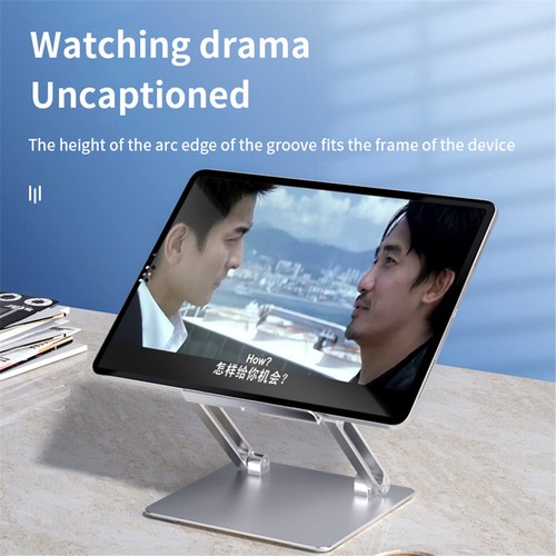 Tablet Stand Ergonomic Portable Riser Adjustable Height Desk Phone Holder - Picture 5 of 12