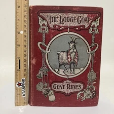 The Lodge Goat: Goat Rides, Butts and Goat Hair, Pettibone WEAR Vintage Book ⭐️