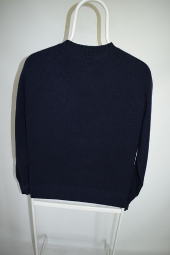 Tom Ford Wool Crewneck Knit Sweater Men's Size 46 Navy Blue TFK410 - Picture 7 of 13