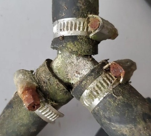 1986 HUSQVARNA COOLING SYSTEM HUSKY 250 HOSE JUNCTION CONNECTORS ENDURO - Picture 6 of 6