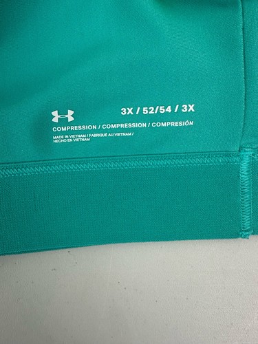 Under Armour Women's 3XL Crossback Medium Impact Sports Bra Tourmaline Teal - Picture 8 of 10