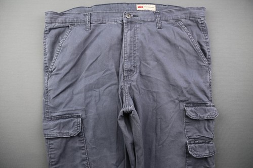 Pantalones de carga regulares Wrangler para hombre elásticos azules talla 38x32 (MSR 39x30) - Imagen 2 de 7