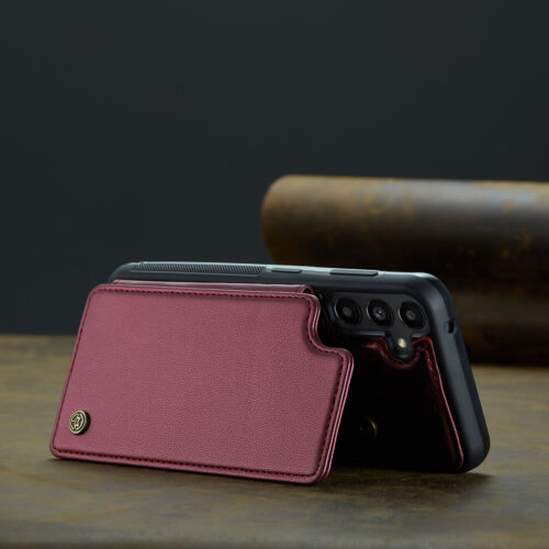Handyhüllen für Samsung S25 S21 S22 S23 S24 Ultra Leder Skin Flip Ständer Cover - Bild 12 von 17