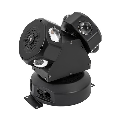 RG Laser Moving Head RGBW 8 LED haz estroboscópico luz de escenario DMX DJ Party Show 120W - Imagen 4 de 20