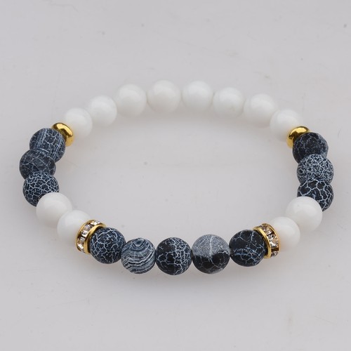 8mm Natural Round Gemstone Bead Handmade Beads Men Women Bracelets Jewelry - Picture 98 of 532