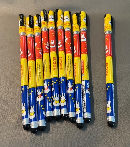 M & G Miffy 0,35 mm Gelstift, 10 Stück -- schwarz (MF-2015) (offene Box)