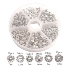 Hot Sale 300PCS Antiqued Silver Metal Bali Daisy Spacer Beads for Jewelry Making