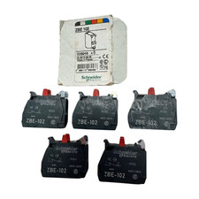(Pack of 5) Schneider Electric ZBE 102 Contact Block, 008948 **Free Shipping**