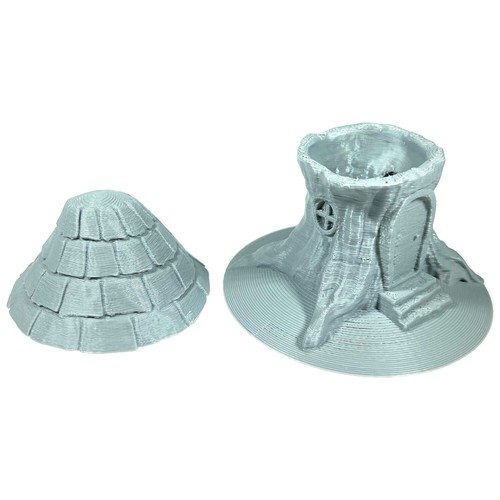Mesa Tree Stump House Paisajes Fantasía Juego de Guerra D&D Terreno 28 mm Gnomo Hada - Imagen 2 de 2