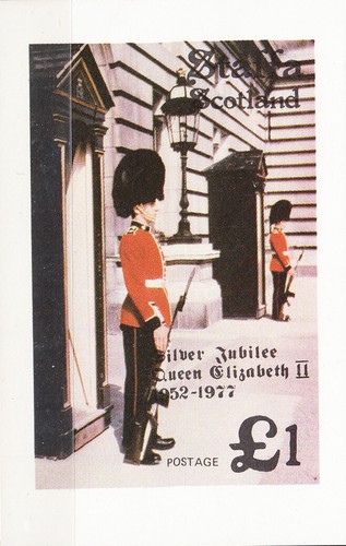 W STAFFA 027A QUEEN ELIZABETH SILVER JUBILEE - 第 1/1 張圖片