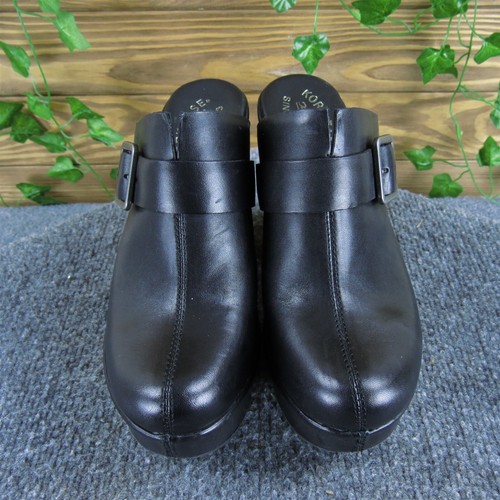 Kork-Ease Women's Mule Black Leather Pump 8 Medium Gently Used 2025 - Imagen 2 de 7
