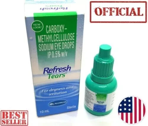 10 X 10ml Refresh Tears Lubricant Eye Drops ,Dryness & Irritation FREE SHIP - Picture 2 of 5