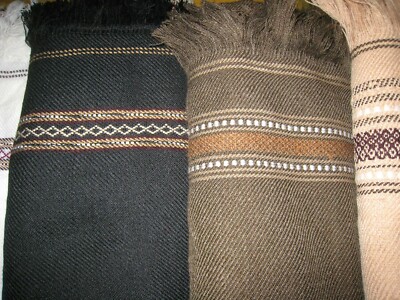 AFGHAN PATOO BLANKET WOOL SHAWL PATU SCARF WRAP HEAVY KAMBAL MENS WOMENS CHADAR - Foto 8